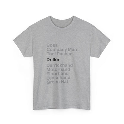 Rig Crew Series 'Driller' - Adult Short Sleeve Tee