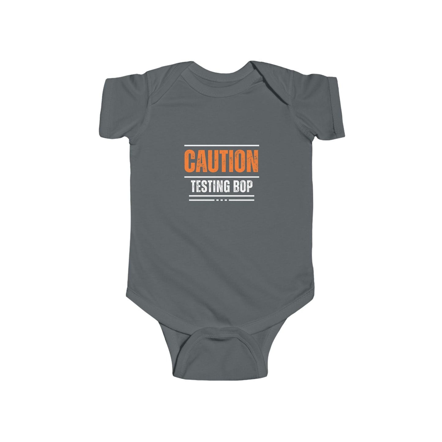 'Testing BOP' - Infant Short Sleeve Onesie