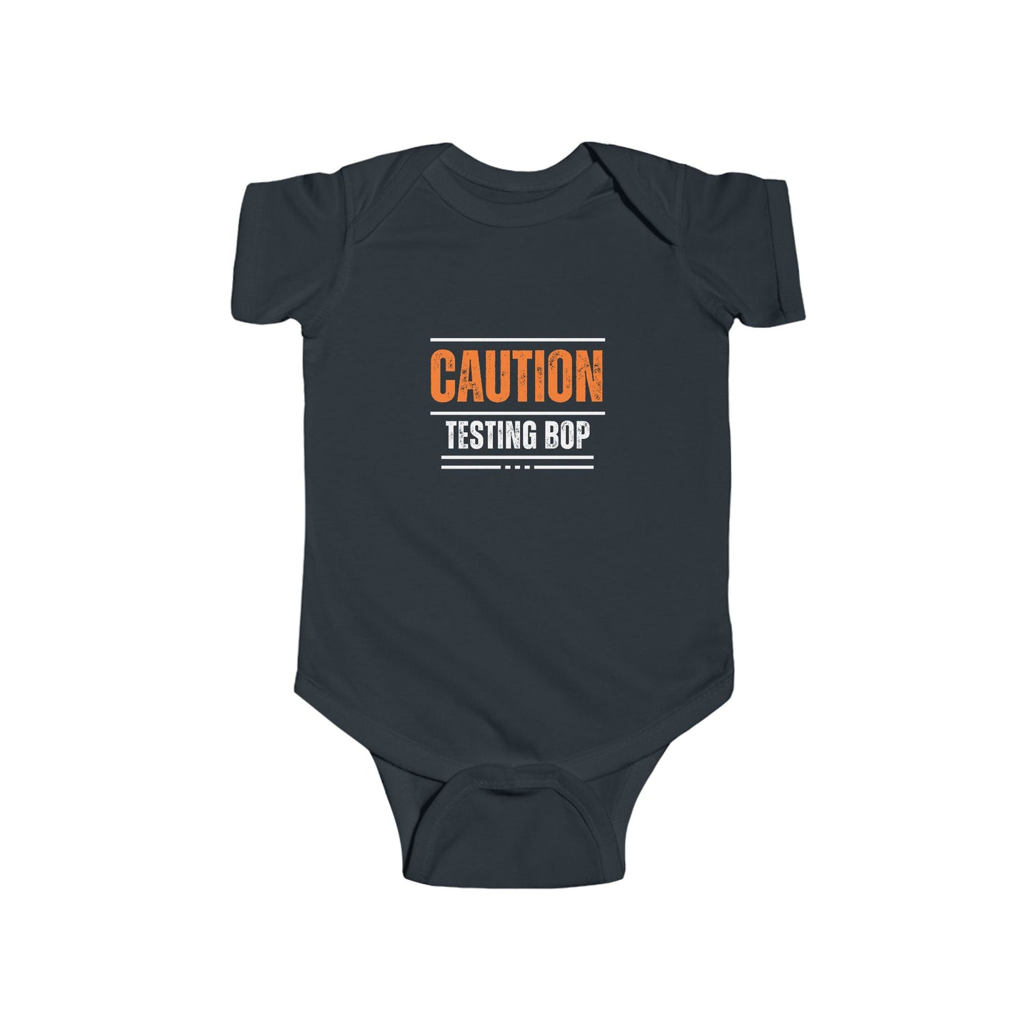 'Testing BOP' - Infant Short Sleeve Onesie