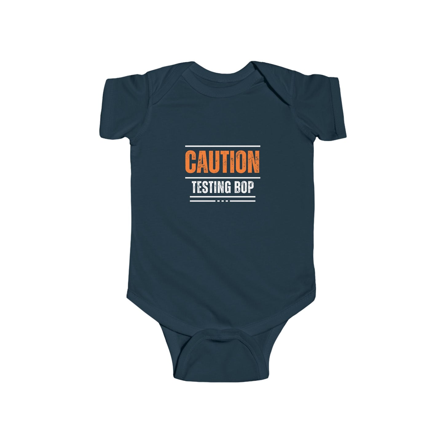 'Testing BOP' - Infant Short Sleeve Onesie