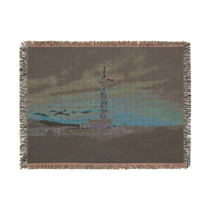 'Drilling Rig' Woven Blanket