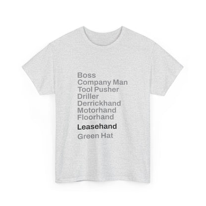 Rig Crew Series 'Leasehand' - Adult Short Sleeve Tee