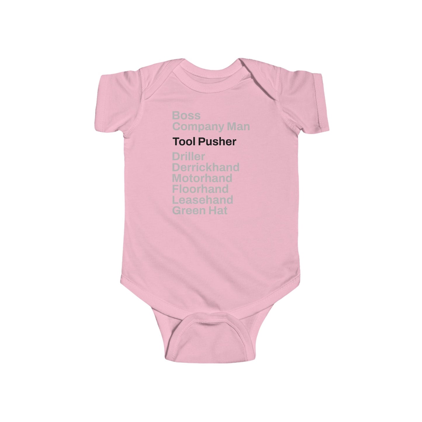 Rig Crew Series 'Tool Pusher' - Infant Short Sleeve Onesie