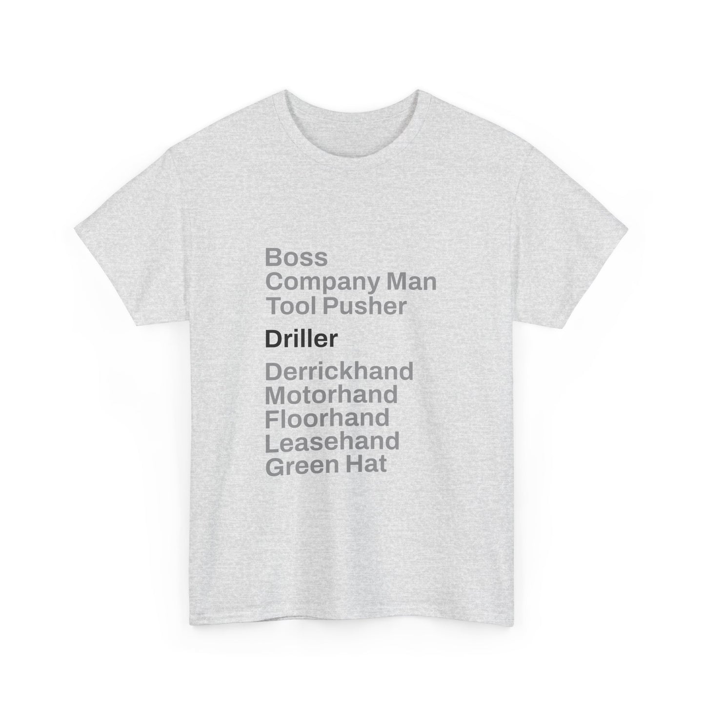 Rig Crew Series 'Driller' - Adult Short Sleeve Tee