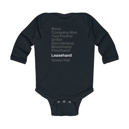 Rig Crew Series 'Leasehand' - Infant Long Sleeve Onesie