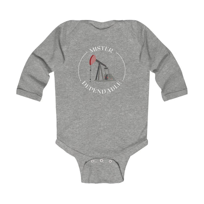 'Mister Dependable' Infant Long Sleeve Onesie