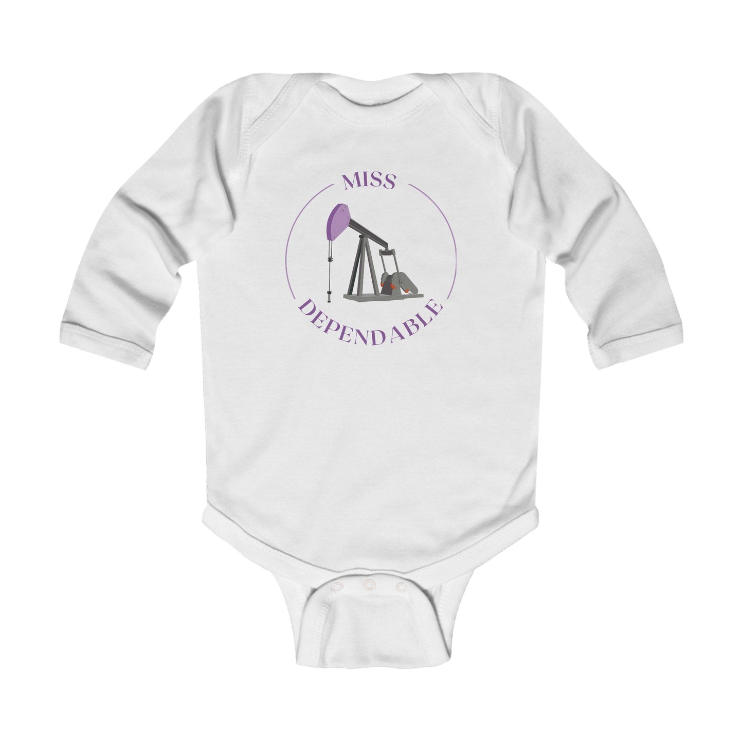 'Miss Dependable' Infant Long Sleeve Onesie
