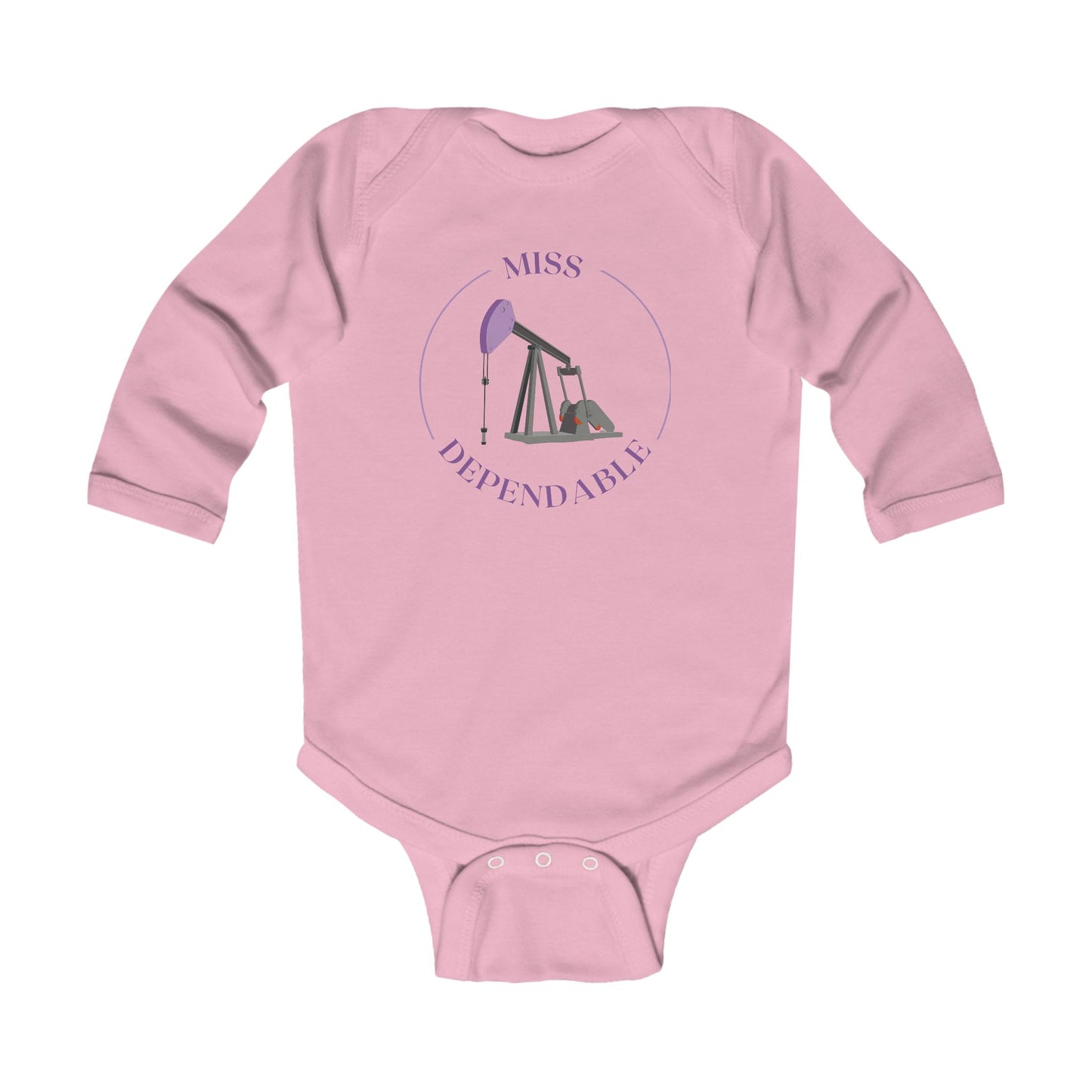 'Miss Dependable' Infant Long Sleeve Onesie