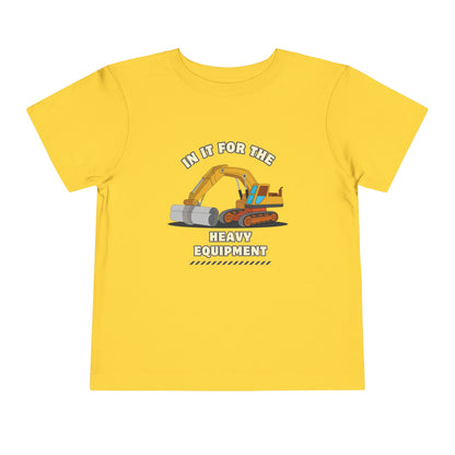 'Heavy Equipment' Toddler Short Sleeve Tee