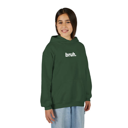'bruh.' Youth Hoodie