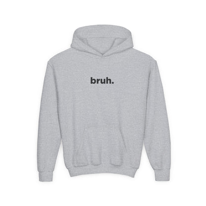 'bruh.' Youth Hoodie